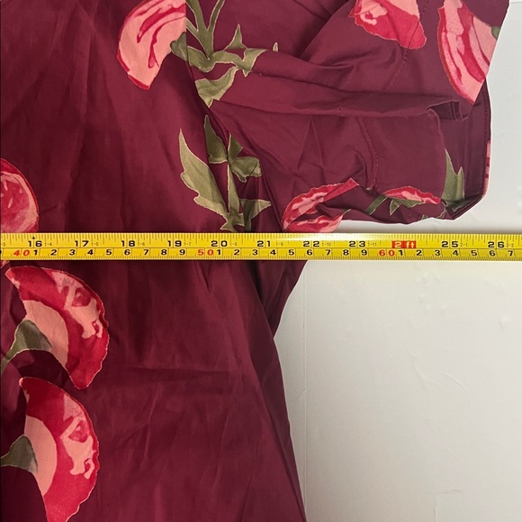 NWT Entro Floral Blouse Top Shirt XL - Picture 12 of 14